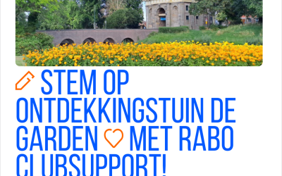 Rabo Clubsupport: stem op de Garden